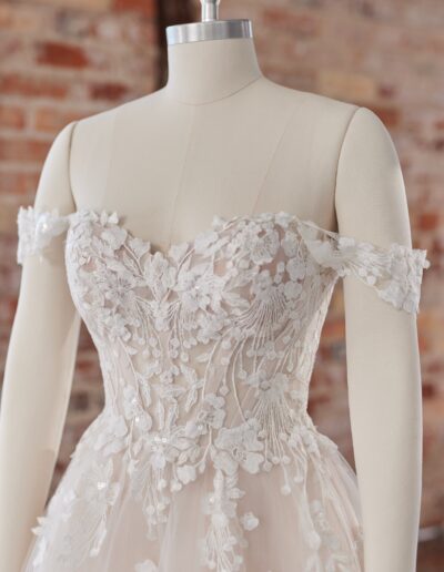 Lace aline wedding dress